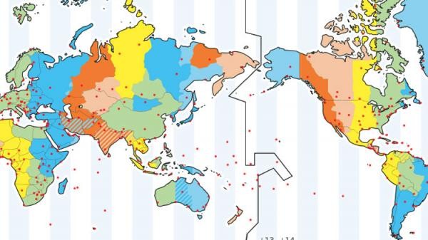 The International Date Line (IDL) - Линия перемены даты